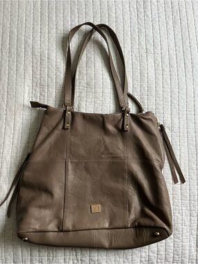 Kooba Brown Leather Tote Bag